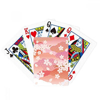 DIYthinker Cherry Blossoms Clouds Pink Pattern Poker Playing Magic Card Fun Board Game