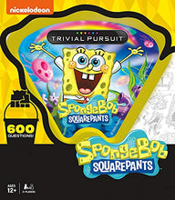 Load image into Gallery viewer, Trivial Pursuit Spongebob Squarepants Quickplay Edition | Trivia Game Questions from Nickelodeon&#39;s Spongebob Squarepants | 600 Questions &amp; Die in Travel Container | Officially Licensed Spongebob Game
