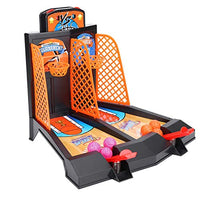 7.87 * 10.63 * 8.66 inch Body Coordination Table Basketball, Double Scoring System Plastic Board Game, Sturdy Gift for Kids Over 3 Years Old for
