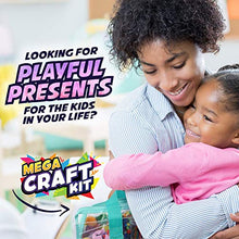 Load image into Gallery viewer, Mega Craft Kit for Kids - Arts &amp; Crafts Supplies for Kids Crafts - Kids Art and Craft Kit - Kids Craft Kits - Toddler Crafts for Kids Craft Set - Preschool Art Supplies for Kids - Crafting Bag
