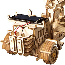Load image into Gallery viewer, ROKR Assemble Solar Energy Powered Cars-Moveable 3D Wooden Puzzle Toys-Funny Teaching Educational-Home Deco-Model Building Sets-Best Christmas,Birthday Gift for Boys,Children,Adult (Moon Buggy)
