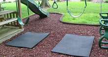 Load image into Gallery viewer, American Floor Mats - Rubber Swing Mats - Heavy Duty Playground Fall Protection for Playgrounds and Playground Equipment (2&quot; Thick - 32&quot; x 54&quot;, Midnight Black)

