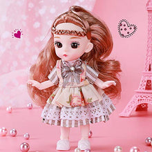 Load image into Gallery viewer, Lembani 10 Sets Mini 6 inch Girl Dolls Clothes and Accessories 6 Dresses 4 Outfits for Kids Birthday
