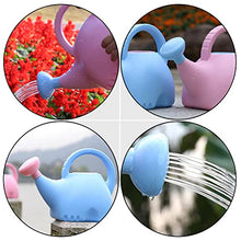 Load image into Gallery viewer, Happyyami 2Pcs Novelty Watering Pot Elephant- Shaped Watering Kettle Plastic Gardening Can Animal Shaped Water Can Household Cartoon Watering Pot Muticolor Sprinking Can
