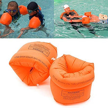 Load image into Gallery viewer, N Meng230 New Swimming Arm Band Ring Floating Inflatable Sleeves for Adult Child One Pair A (Color : Orange)
