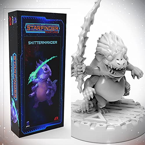 Archon Studio Starfinder Unpainted Miniatures: Skittermander- 32mm Unpainted Plastic Miniatures by Archon Studio - for Kids and Adults Ages 14+, Grey