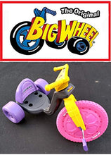 Load image into Gallery viewer, The Original Big Wheel Trike 16&quot; Gray, Pink &amp; Purple with Pink Decals

