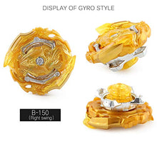 Load image into Gallery viewer, Coal 158-10-Bey Battle Burst Evolution Attack Gold Gyro Pack for Battling Tops Game with 4D Launcher Grip Starter and Stadium(4 in 1)
