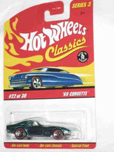 Load image into Gallery viewer, Classics Series 3 -#22 &#39;69 Corvette 5-Spoke Redlines 1:64 Scale Collectible Die Cast Car with a Special Spectraflame Paint
