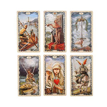 Load image into Gallery viewer, Huluda 78pcs English Tarot Mucha Cards Deck Divination Oracle Card Funny Family Game
