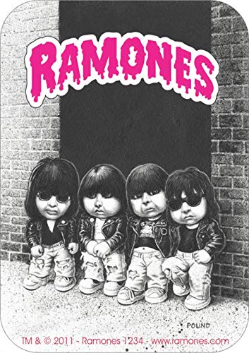 The Ramones Garbage Pail Kids - Sticker - 3 1/2