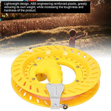 Load image into Gallery viewer, VGEBY ABS Plastic Kite Rope 20cm Wheel with 200m Line Outdoor Reel Handle Wheel Flight Tools One Button Lock for Kids(Jaune) Children&#39;s Outdoor Entertainment Supplies
