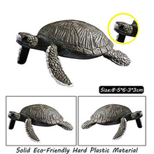 Load image into Gallery viewer, HOMNIVE Turtle Figurines - 6pcs Realistic Ocean Sea Animal - Plastic Hawksbill Sea Turtle Figures Set - Educational Learning Toys for Boys Girls Kids Toddlers
