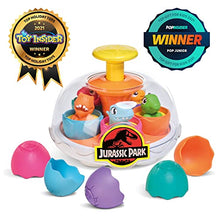 Load image into Gallery viewer, Toomies Jurassic World Spin &amp; Hatch Dino Eggs  Dinosaur Toys for Developmental Play  12m+
