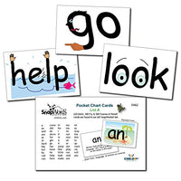 SnapWords List A Pocket Chart Cards - Sight Words