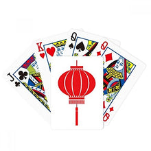Load image into Gallery viewer, DIYthinker Red Traditional Chinese Lantern Pattern Poker Playing Card Tabletop Board Game Gift
