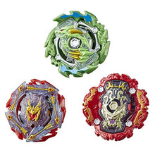 Load image into Gallery viewer, BEYBLADE Burst Rise Hypersphere Battle Heroes 3-Pack -- Ace Dragon D5, Rudr R5, Viper Hydrax H5 Battling Game Tops, Toys Ages 8 and Up (Amazon Exclusive)
