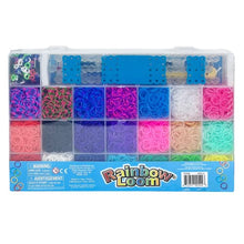 Load image into Gallery viewer, Rainbow Loom MEGA Combo Set, Features 7000+ Colorful Rubber Bands, 2 step-by-step Bracelet Instructions, Organizer Case, Great Gift for Kids 7+ to Promote Fine Motor Skills
