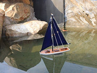 Hampton Nautical It Floats Floating Sailboat, 12