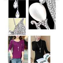 Load image into Gallery viewer, Goddness Bar Fashion Clothes Accessory Sweater Pendants Elegant Crystal Long Sweater Chain Pendant Necklace
