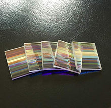 Load image into Gallery viewer, Wang shufang WSF-Prism, 10pcs Beautiful Defective Rectangle Prism Dichroic Prism for Party Home Decoration Art Necklace DIY Design (Size : 34x30x4mm)
