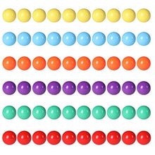 Load image into Gallery viewer, Laviesto Game Replacement Balls for Chinese Checker, 60 Pcs Solid Color Replacement Marbles for Chinese Checkers, Marble Run, Marbles Game(5/8 Inch/6 Colors)
