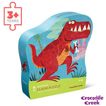 Load image into Gallery viewer, Crocodile Creek - Dinosaur - 36 Piece Jigsaw Floor Puzzle with Heavy-Duty Box for Storage, Large 20&quot; x 27&quot; Completed Size, Designed for Kids Ages 3 Years and up
