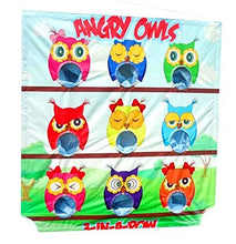 Load image into Gallery viewer, TentandTable Replacement Air Frame Game Panel | Angry Owls | Ball and Bean Bag Toss Panel with Net | Use with Air Frame Game Frame | for Backyards, Carnivals, Schools, Birthday Parties
