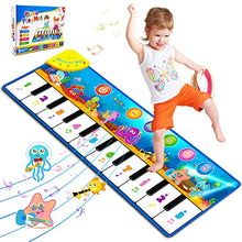 Load image into Gallery viewer, Foayex Baby Toys for 1 Year Old Boys &amp; Girls, Foldable Musical Toys, Learning Floor Mat with 8 Instrument Sounds-Touch Play for Early Education, Chrismas Birthday Gifts for 1 2 3 Year Old Boys Girls
