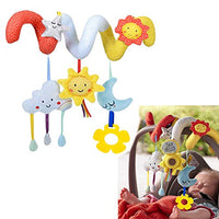 ManFull Early Childhood Toys Baby Stroller Cartoon Sun Moon Star Cloud Pendant Hanging Crib Cradle Ornament Multicolor