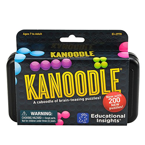Educational Insights Kanoodle | Brain Twisting 3-D Puzzle Game for Kids, Teens & Adults | Featuring 200 Challenges | Perfect Stocking Stuffer