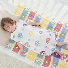 Load image into Gallery viewer, Luyusbaby Sleeping Sack 6 Layered Cotton Gauze Vest Mushrooms Pattern Breathable
