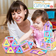 Load image into Gallery viewer, BOZTX Castle Magnetic Building Blocks Magnetic Tiles Educational Stem Toys for Kids Toddlers Creative Learning &amp; Development Construction Set Gifts for Girls Boys Age 2 3 4 5 6 7 Year Old
