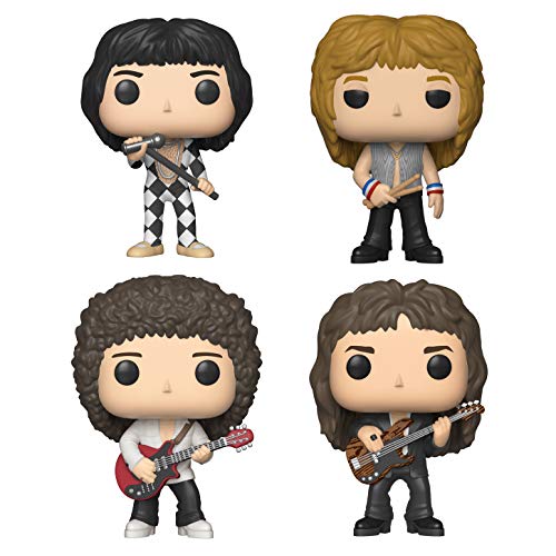 Funko Rocks: Pop! Queen - Roger Taylor, Brian May, John Deacon, Freddie Mercury Toy