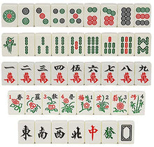 Load image into Gallery viewer, HongTeng Acrylic Mahjong Noble Gold Creative Family Activities Entertainment Leisure Educational Toys Aluminum Mahjong Storage Box
