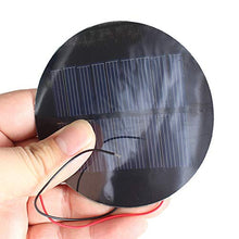 Load image into Gallery viewer, KEPUSHIYE Electronics kit 4.5V 100mA Diameter 88.5mm Polycrystalline Silicon Solar Cell
