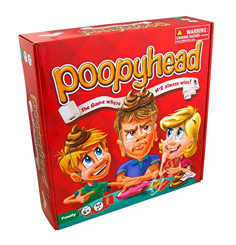 Identity Games Poopyhead Card Game - The Game Where Number 2 Always Wins!