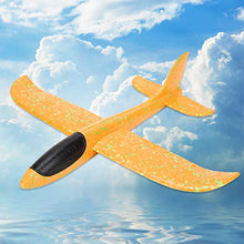 Load image into Gallery viewer, Keenso 2 Pcs EPP Throwing Glider Catapult Airplane,Throw and Return Stunt Version,Children Educational Toy,for Kid,for Games,for IndoorOutdoor(Orange) Other Children&#39;s Outdoor Toys
