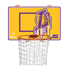 Load image into Gallery viewer, The Dunk Collection Dirty Dunk Over-The-Door Basketball Hoop Laundry Hamper, Los Angeles Lakers, NBA
