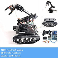 Load image into Gallery viewer, Professional Metal Robot Arm / Gripper / Mechanical Claw / Clamp / Clip with High Torque Servo, RC Robotic Part Educational DIY for Arduino/Raspberry Pie, Science STEAM Maker Platform (Black)
