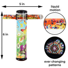 Load image into Gallery viewer, Playlearn Kaleidoscope Glitter Wand - 6 Inch Scope with 5 Inch Glitter Wand (Butterfly)
