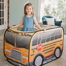 Load image into Gallery viewer, Sunny Days Entertainment Pop Up School Bus  Indoor Playhouse for Kids | Yellow Vehicle Toy Gift for Boys and Girls
