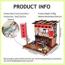 Load image into Gallery viewer, HEYANG DIY Miniature Dollhouse Kit Chinese Restaurant Building Model and LED Light 3D Assembled Toy Gift Ancient Chinese Store
