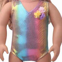 Load image into Gallery viewer, Abbraccia Cute One-Piece Bikini Swimsuits for 18 Inch American Doll Fashion
