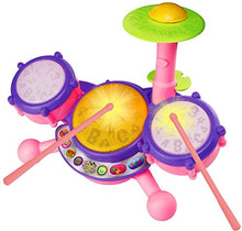 Load image into Gallery viewer, VTech KidiBeats Drum Set, Pink, Great Gift For Kids, Toddlers, Toy for Boys and Girls, Ages 2, 3, 4, 5
