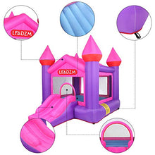 Load image into Gallery viewer, Lpjntt Slide Bouncer - Inflatable Jumper Bounce House Plus Heavy Duty Blower with Stakes, Repair Patches, and Storage Bag
