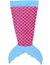 Load image into Gallery viewer, richergardme Mermaid Tail Blanket Super Soft Thick Warm Sleeping Bag Reading Watching TV Car Camping Living Room Office All Seasons Comfortable Sofa Quilt Adults for Kids
