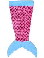 richergardme Mermaid Tail Blanket Super Soft Thick Warm Sleeping Bag Reading Watching TV Car Camping Living Room Office All Seasons Comfortable Sofa Quilt Adults for Kids