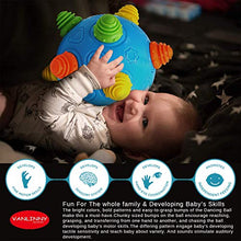 Load image into Gallery viewer, Toddlers Baby Music Shake Ball Toy- VANLINNY Bumble Ball for Babies,Dancing Bumpy &amp; Interactive Sounds Crawl Ball Toy, Best Bouncing Sensory Learning Ball Gift Toys for 3+ 4 5 Year Old Boys&amp;Girls.
