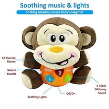 Load image into Gallery viewer, SUNWUKING Baby Musical Toy Baby Doll - Infant Toy Musical Toy for Baby Toy Newborn Plush Figure Toy Toddler Plush Gift Soother Doll Partner Baby Monkey
